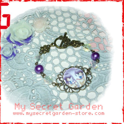 Clannad ( Kuranado ) クラナド anime Cabochon Bronze Bracelet  Clannad ( Kuranado ) クラナド anime Cabochon Bronze Bracelet